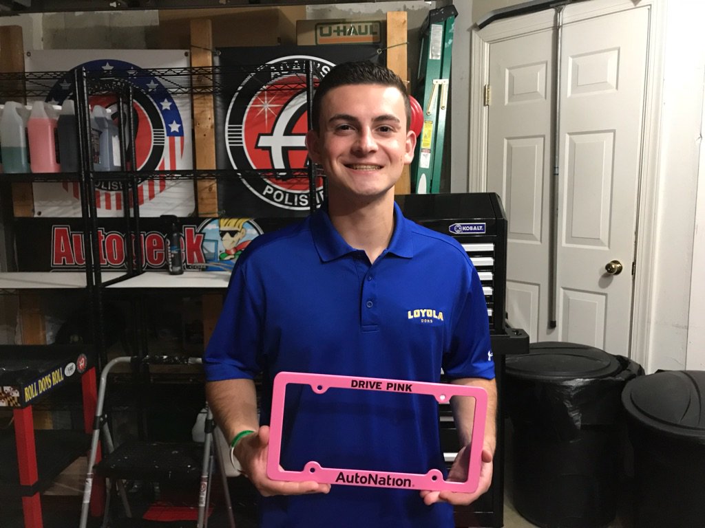 LoyolaDons's tweet photo. We recently had a chance to catch up with Cameron Commodari '18, who is raising funds through his auto detailing business to directly support those battling cancer. Learn more about his entrepreneurial and mission-driven spirit here: https://t.co/f1JXp05mu1. https://t.co/4ECe9mCcP0
