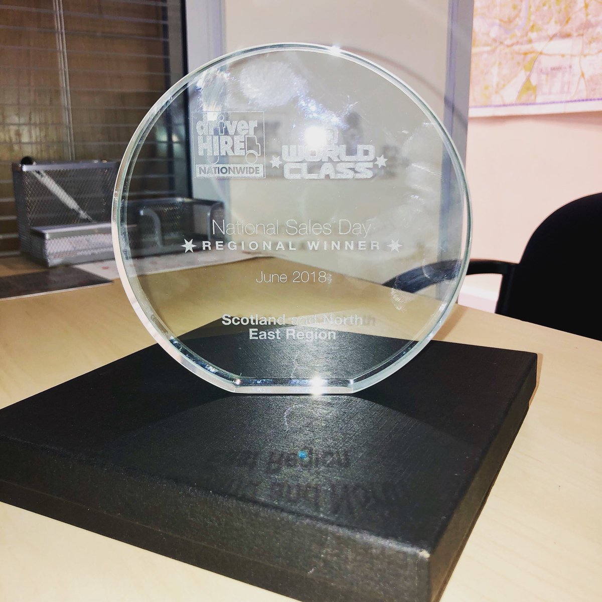dhnewcastle's tweet photo. Great receiving this in the post today - thanks @DriverHire and a huge well done to our team! #regionalwinners #nationalsales #success #dhproud #dhworldclass https://t.co/A1zW6JRO7t