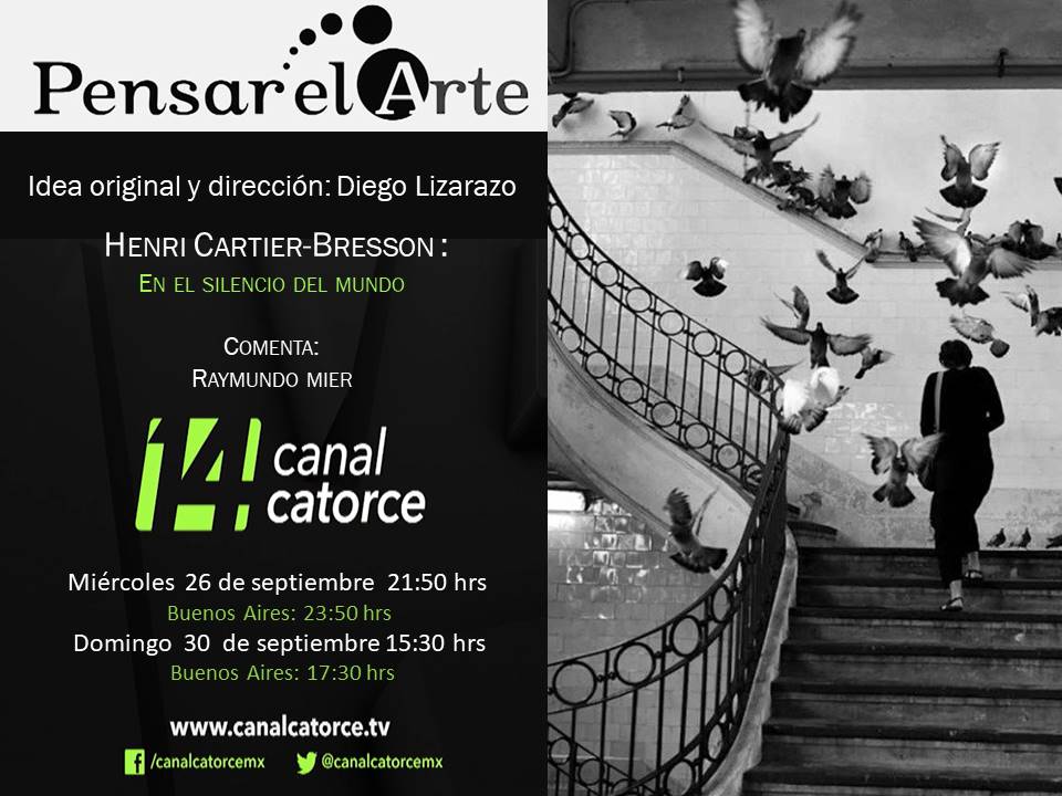 Hoy en #PensarElArte analizamos la obra de Henri Cartier-Bresson fotoperiodista que en 1940 fue llamado a integrarse a la unidad de cine y fotografía del ejército francés.  21:50 hrs Ciudad de México, por <a href="/canalcatorcemx/">Canal Catorce</a> 

#FelizMiercoles #EuropeanDayofLanguages