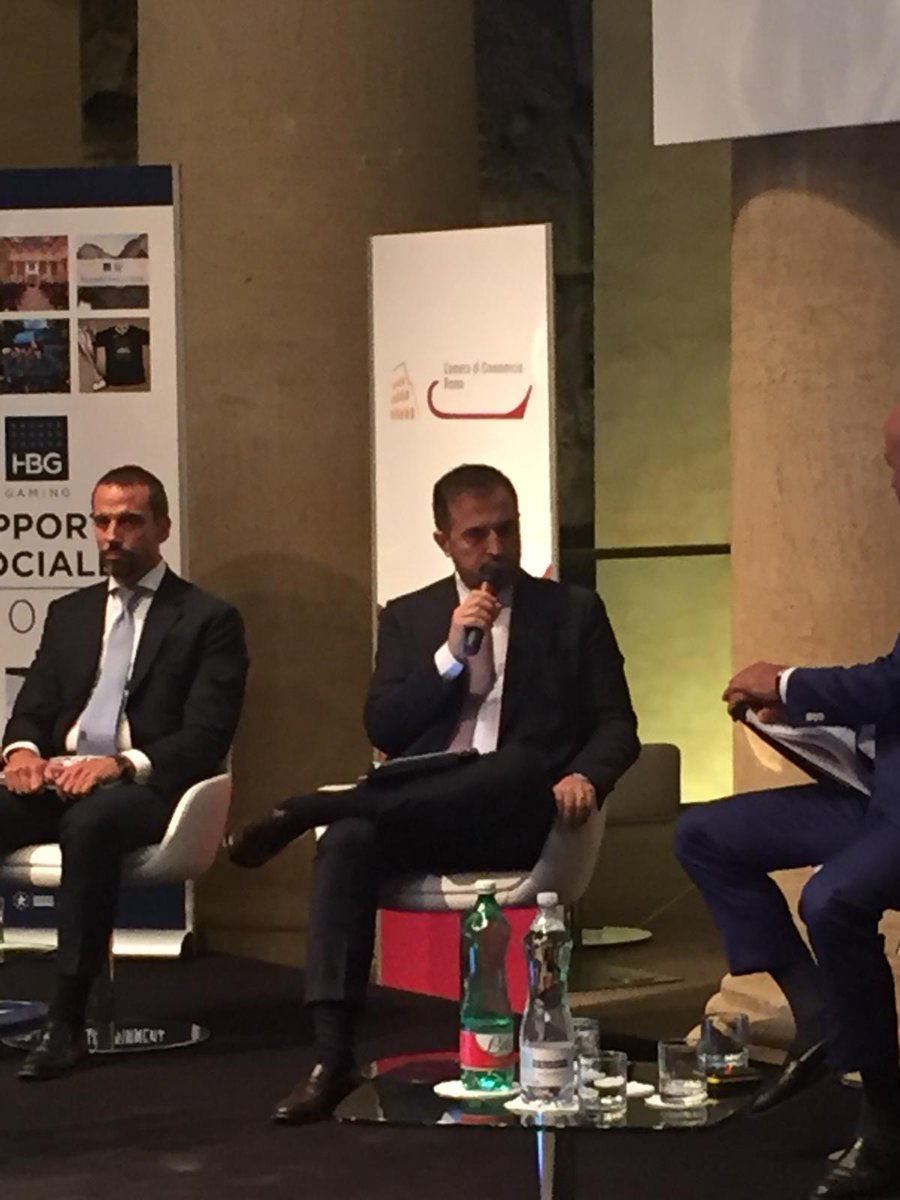 HBGgaming's tweet photo. Il nostro presidente Antonio Porsia: "mi auguro che noi concessionari potremo essere interlocutori del Governo qualora si decidesse di modificare il nostro settore" #rapportosociale2017 #giocolegale #giocoresponsabile https://t.co/SCEaE46i4g