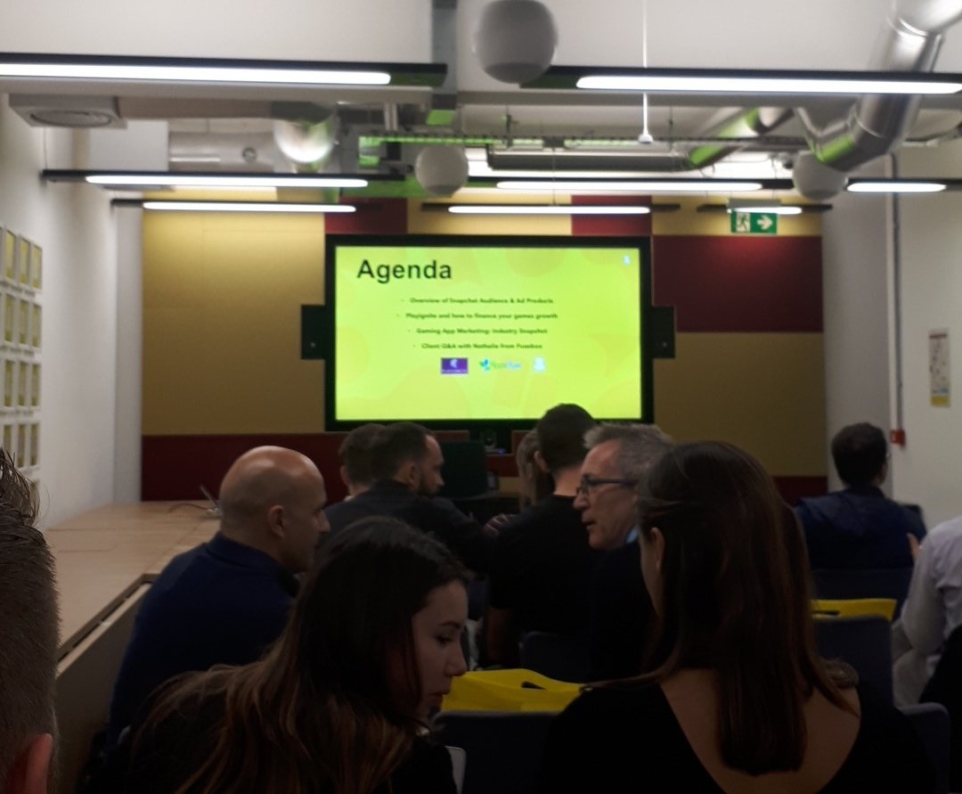 GoblinBossGames's tweet photo. Eagerly anticipating the talks at Snap Inc! Thanks for having us @Snap @Play_Ignite and @AppsFlyer https://t.co/cMpjdDntcu