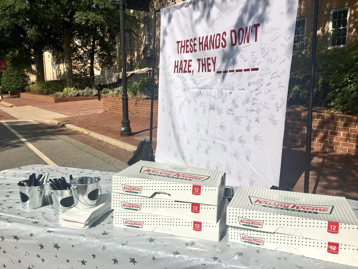 HIP HOP WEDNESDAY!!!  Come one, come all!!!  Stand up against hazing and grab a donut while you’re at it!