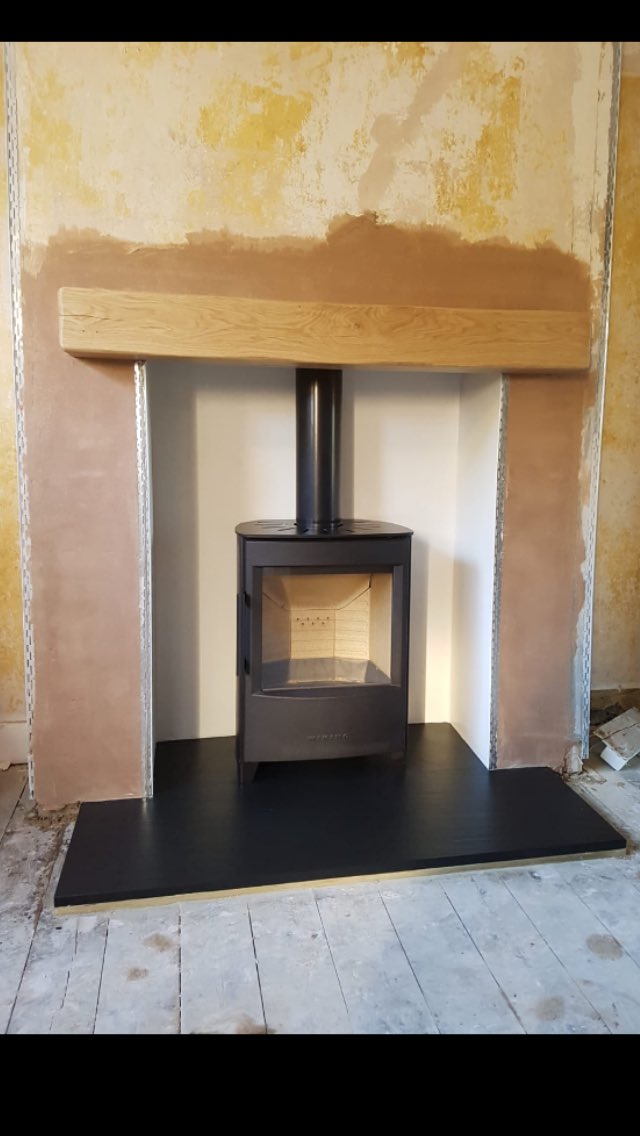 southeaststoves's tweet photo. Supply &amp; installation of Wiking Mini 2 with solid oak beam and riven slate hearth 🔥https://t.co/EBndegnmhB https://t.co/bRBoQHZsOg