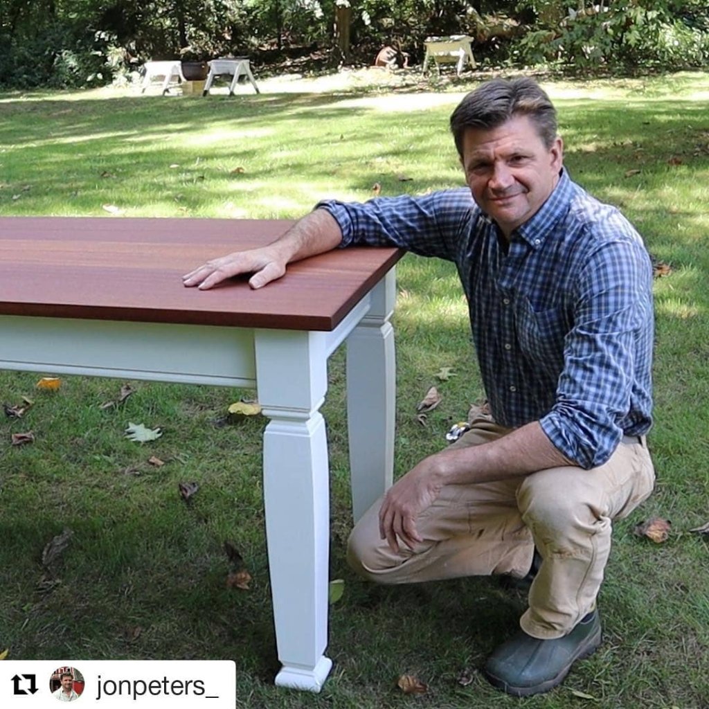 RT @VanDykesOnline: Great project using legs from Van Dyke's.  Indoor outdoor dining table project. Check out my how to video and visit my site for free plans. #jonpeters  #vandykesrestorers#diningtable #diytable #woodworkingplans#woodworkingprojects