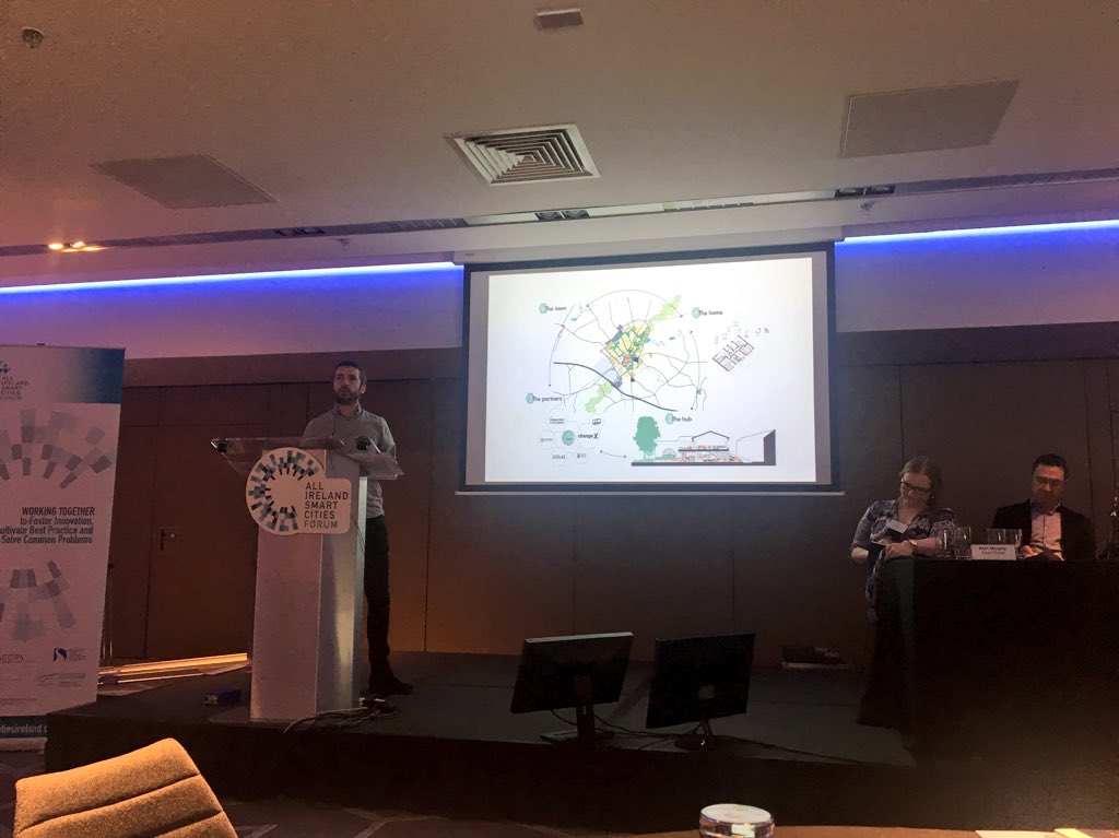 SBIRIreland's tweet photo. Great to hear from @IndoLivingIE at the #AISCF18 #SmartCities Conference this afternoon. We heard all about their work and collaboration with @Corkcoco in their #SBIR Challenge. https://t.co/4xHd3i7t5H