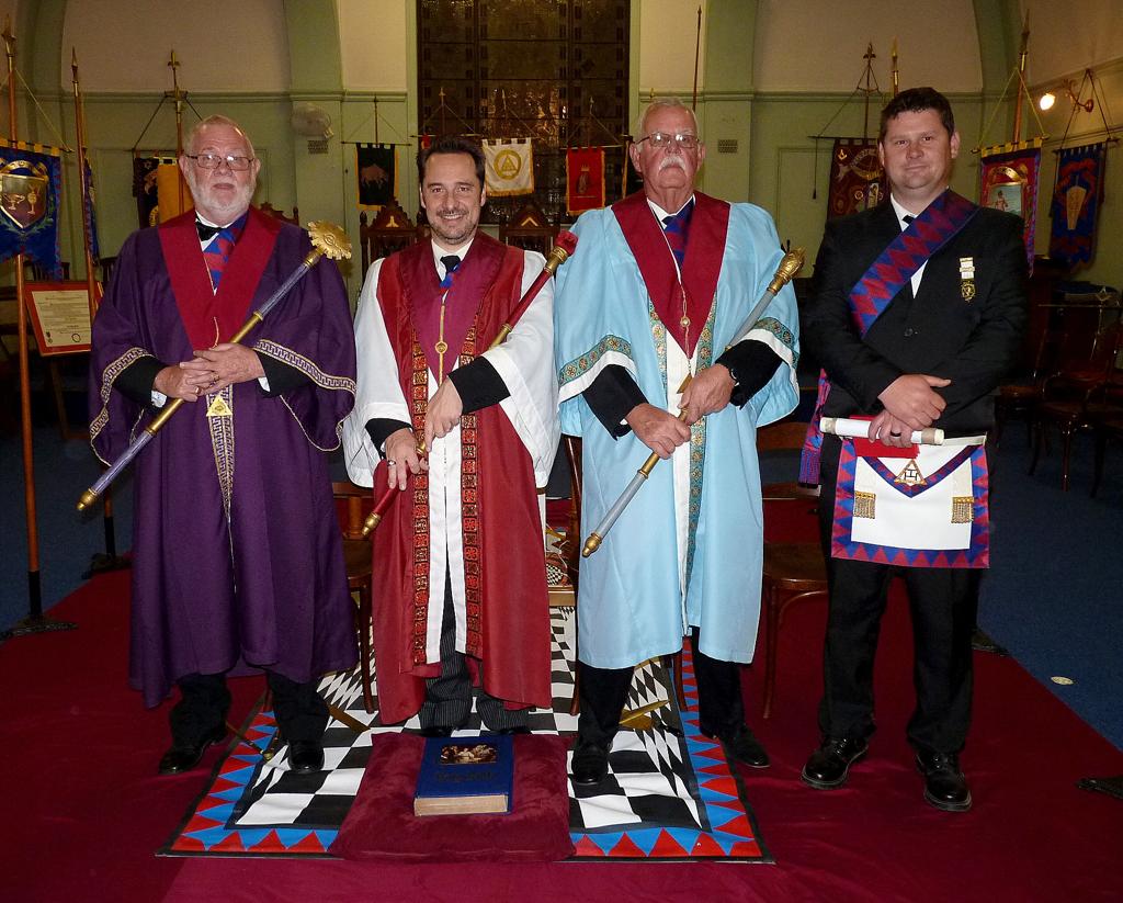DglsaCd's tweet photo. Comp Louwrens van Heerden, was exalted as a Royal Arch Mason in the Charles Warren RA Chapter # 1832 EC. 25.09.18 Kimberley Masonic Centre. https://t.co/7nwVarwBkB