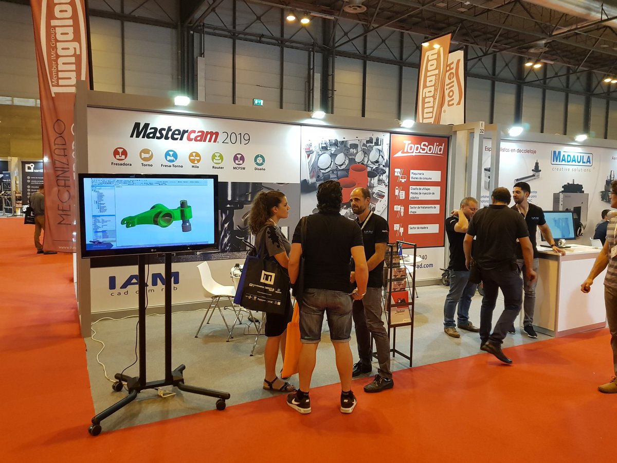 info_tecnocim's tweet photo. Excelente acogida en #METALMADRID2018
ven a vernos en el Stand E-32 del pabellón4 en #IFEMA
#GrupoTecnocim
#IAM #Tecnocim #TDMingenieria #Procecam #Tecicam https://t.co/pRT45eerGi