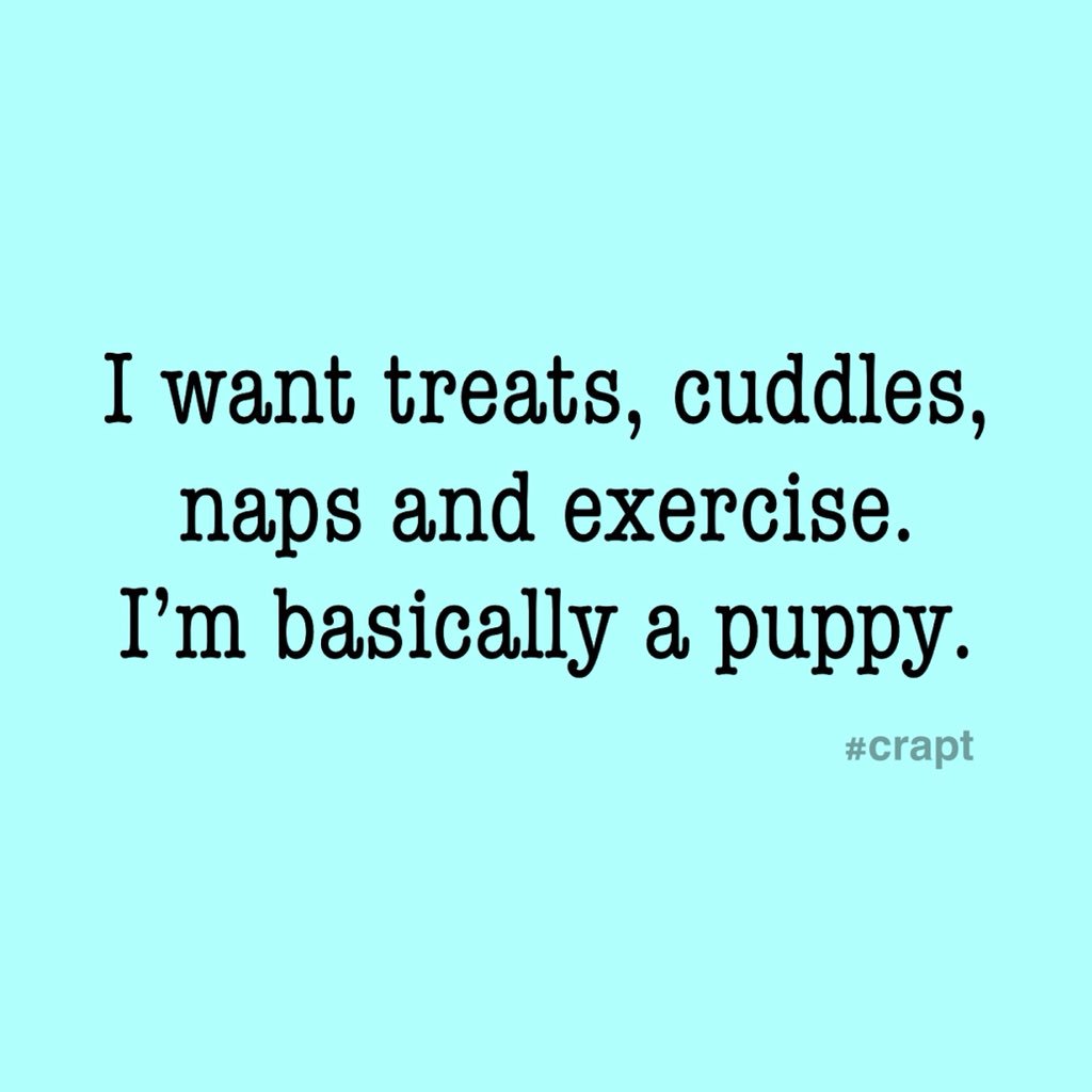 There is no better way to describe me. 🤷🏻‍♀️ 🐶💞 #basicallyapuppy #simplepleasures #isthattoomuchtoask #crapt