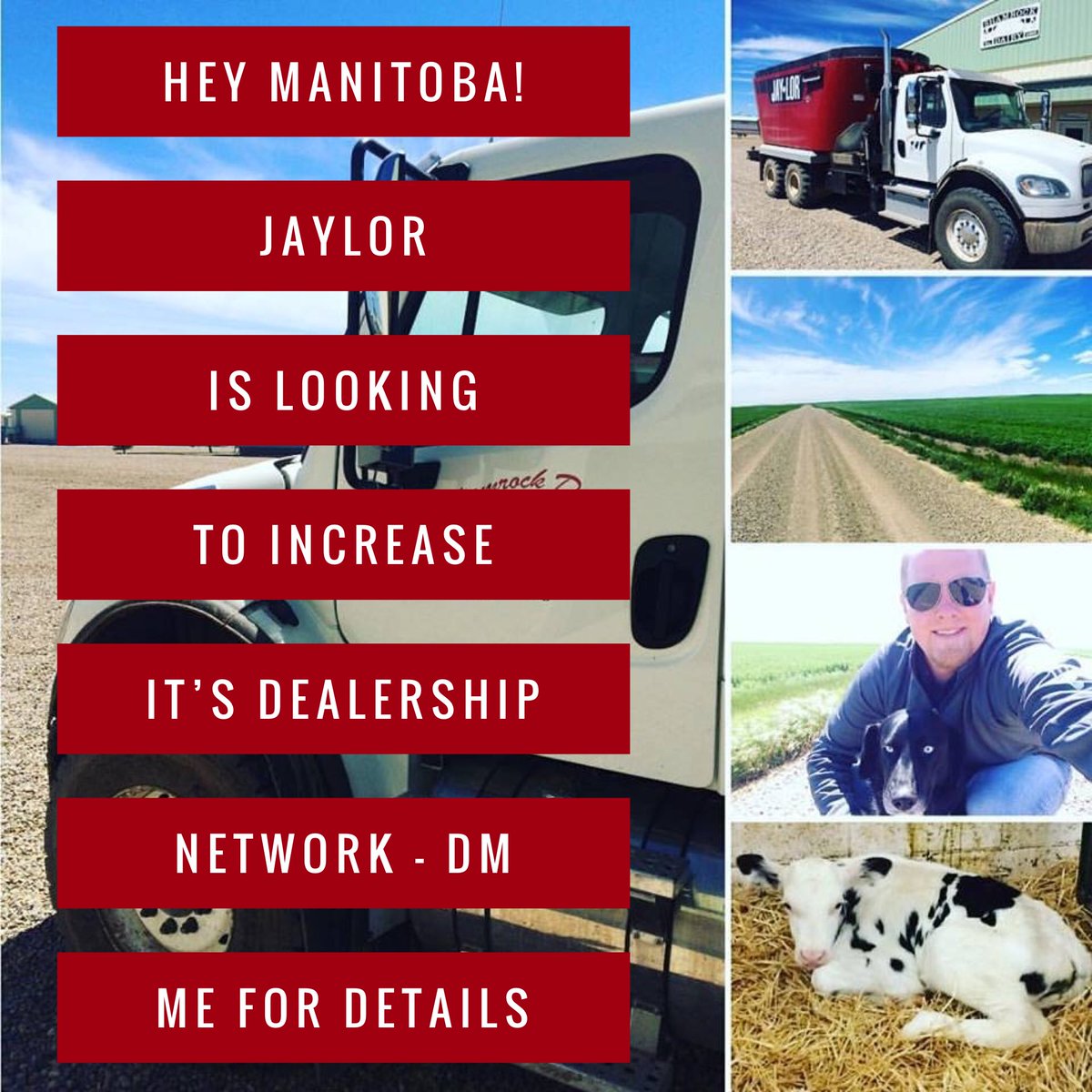 Help expand the dealership network <a href="/myjaylor/">Jaylor</a> #Manitoba