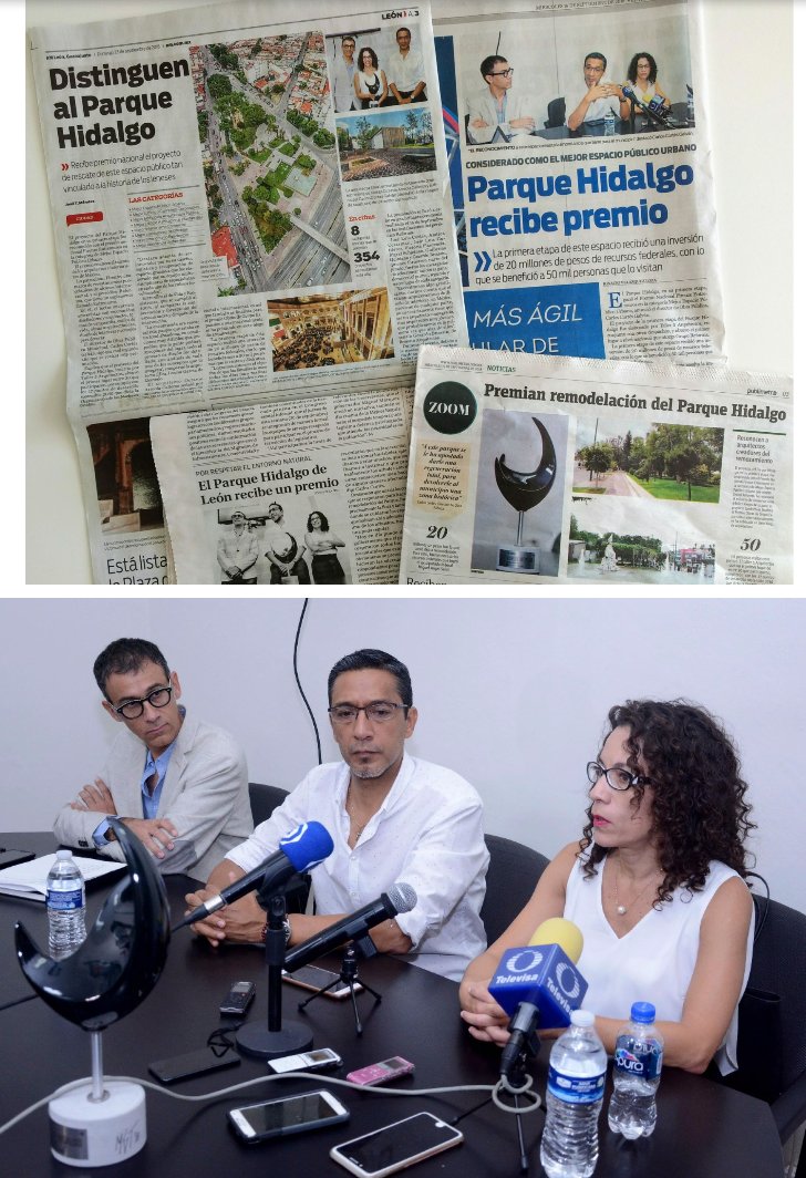 tallercinco's tweet photo. Agradecemos a los medios la difusión al reconocimiento que recibimos. Primer Lugar Nacional #PremiosFirenzeEntremuros #taller5arqs @marca_arq @_lmdl #obiect #constructoragrk #ParqueHidalgo https://t.co/LLzaNzHB5O