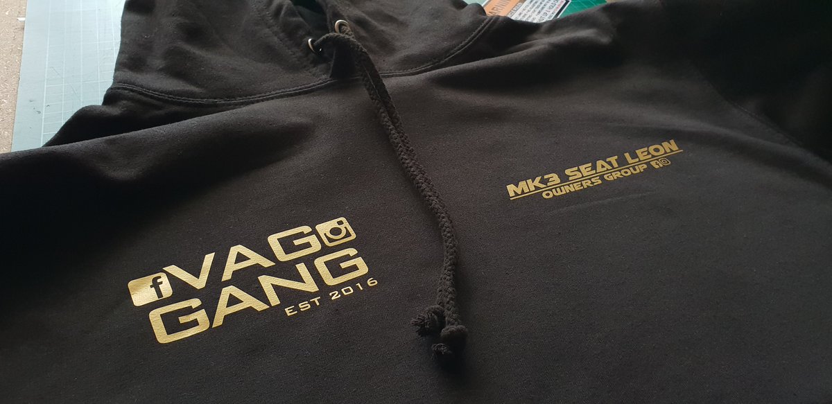 VectorGM's tweet image. Nice custom hoody out the door today!