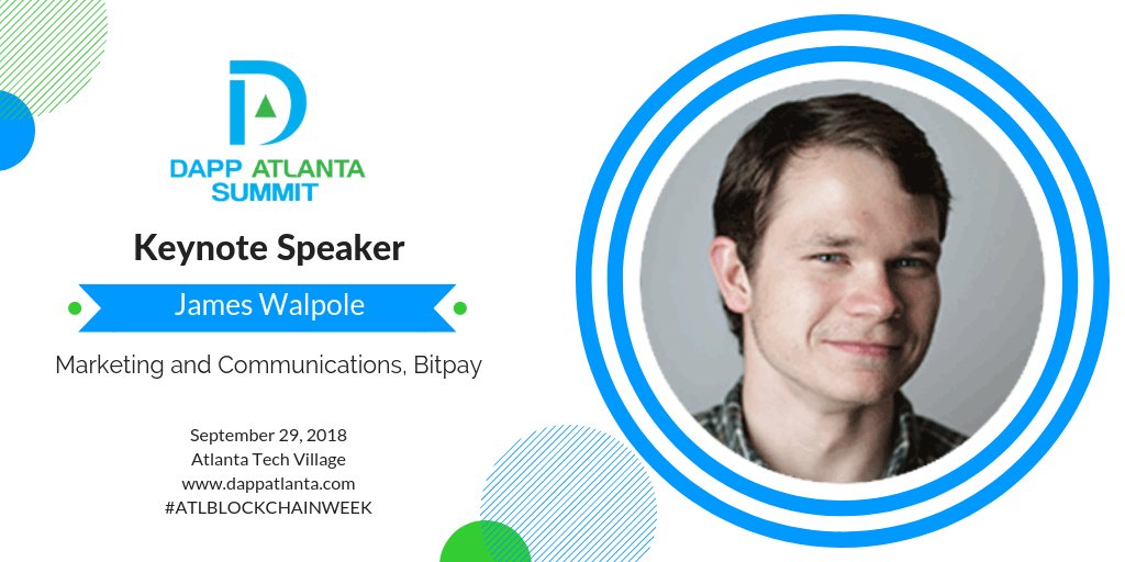 Just finished prepping with <a href="/BitPay/">BitPay</a> @JamesLWalpole for his fireside chat on their marketing evolution to become the lighthouse company in the blockchain payments space today. FANTASTIC INSIGHT. 

Come hear their lessons on 9/29! dappatlanta.com

#ATLBLOCKCHAINWEEK