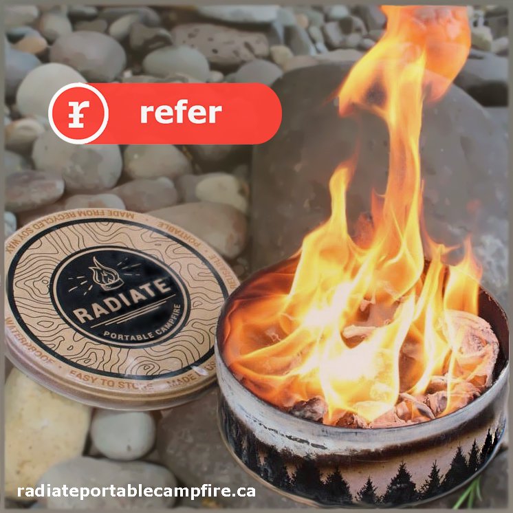 We're happy to partner with <a href="/radiatecampfire/">Radiate Portable Campfire</a> help empower you as a customer. Try their new referral button and SPARK that referral.
.   
#rBux #Partner #EmpoweringCustomers #Referral #Community #Radiatecanada #Backyardlivin #Frontporchsittin #Cottagelife