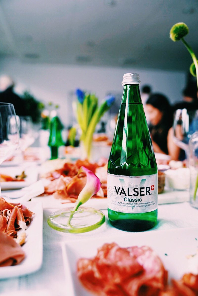 valser is the star 🌟 of the show. any meal, any time. #valserusa #madebymountains #swissmade