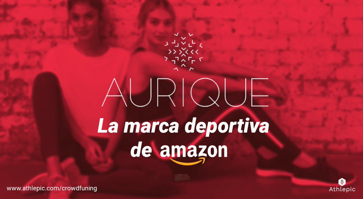 Athlepic's tweet photo. .@amazon se lanza al mercado de ropa deportiva con una marca propia, Aurique. ¿Podrá combatir a las grandes firmas como Nike o Adidas? https://t.co/NyuQn48QdD https://t.co/z48SyBmRfL