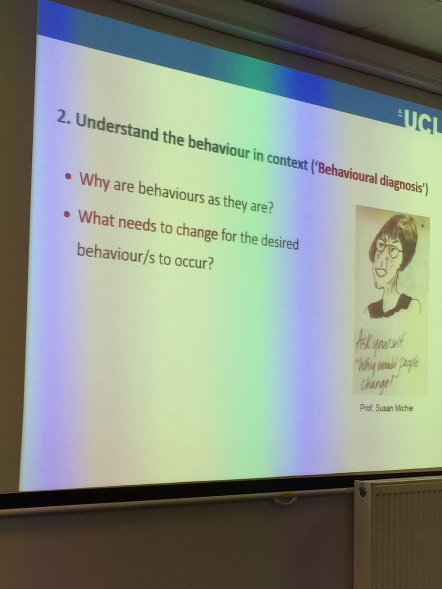SISCCscotland's tweet photo. ‘Behavioural Diagnosis’, Dr Fabiana Lorencatto talks about understanding behaviour in context @NMAHPRu @UoDundeeNursing #QIBehaviourChange @fabilorencatto https://t.co/7SRSlhzcnF