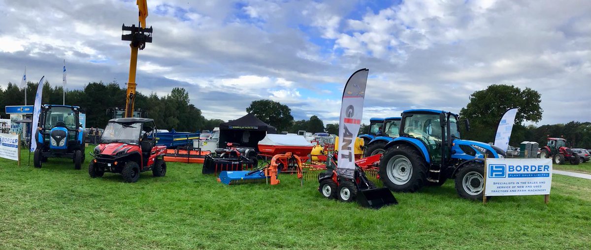 Today, we're at #CheshirePloughing Match with our #LandiniTractors dealer #BorderPlant who, as usual, have put on a great display. Collar Stephen Lowe to talk tractors, features and finance. @agrimachnews @ServiceDealer @cheshirefarmart @FarmersGuide