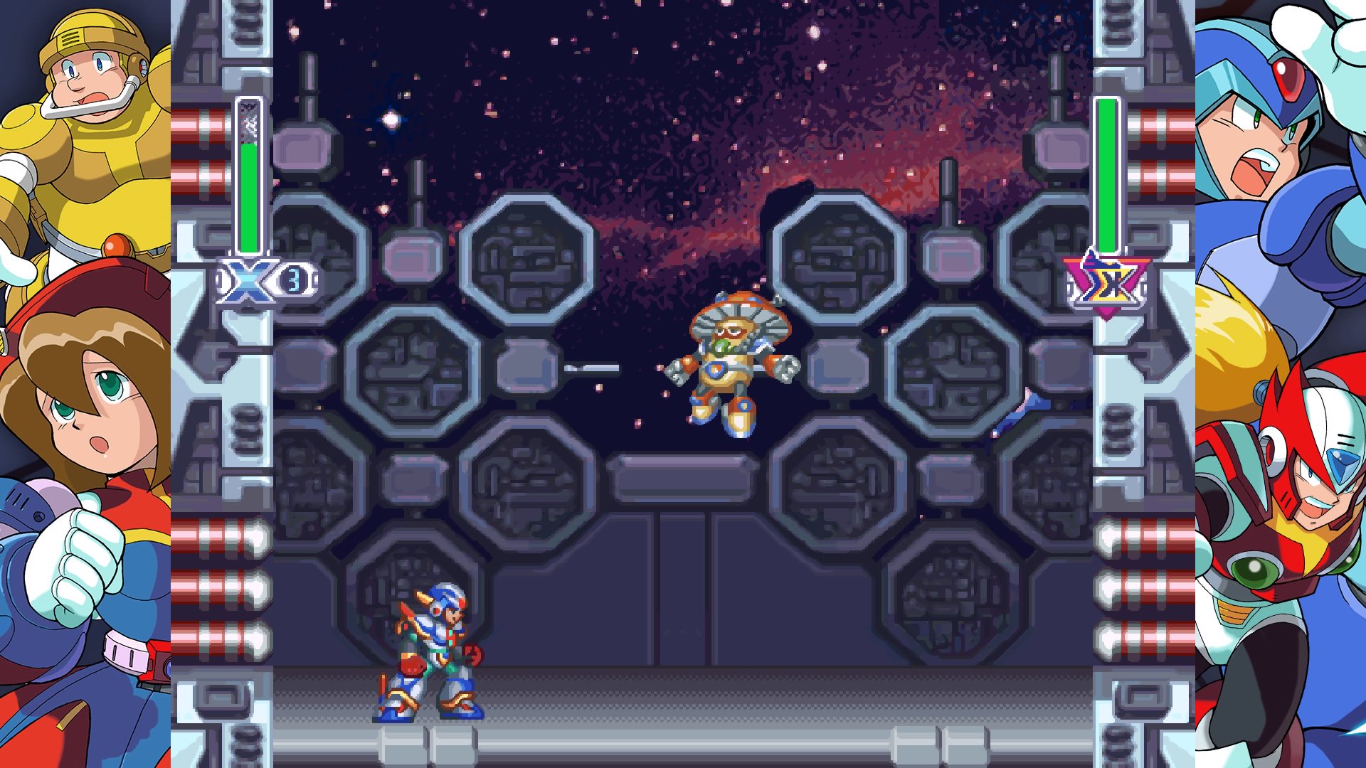 アンクシャ ロックマンxの敵のボスの所属によってライフゲージデザインが変わるの結構好きなんですよね Ps4share T Co I76igclqzm Twitter