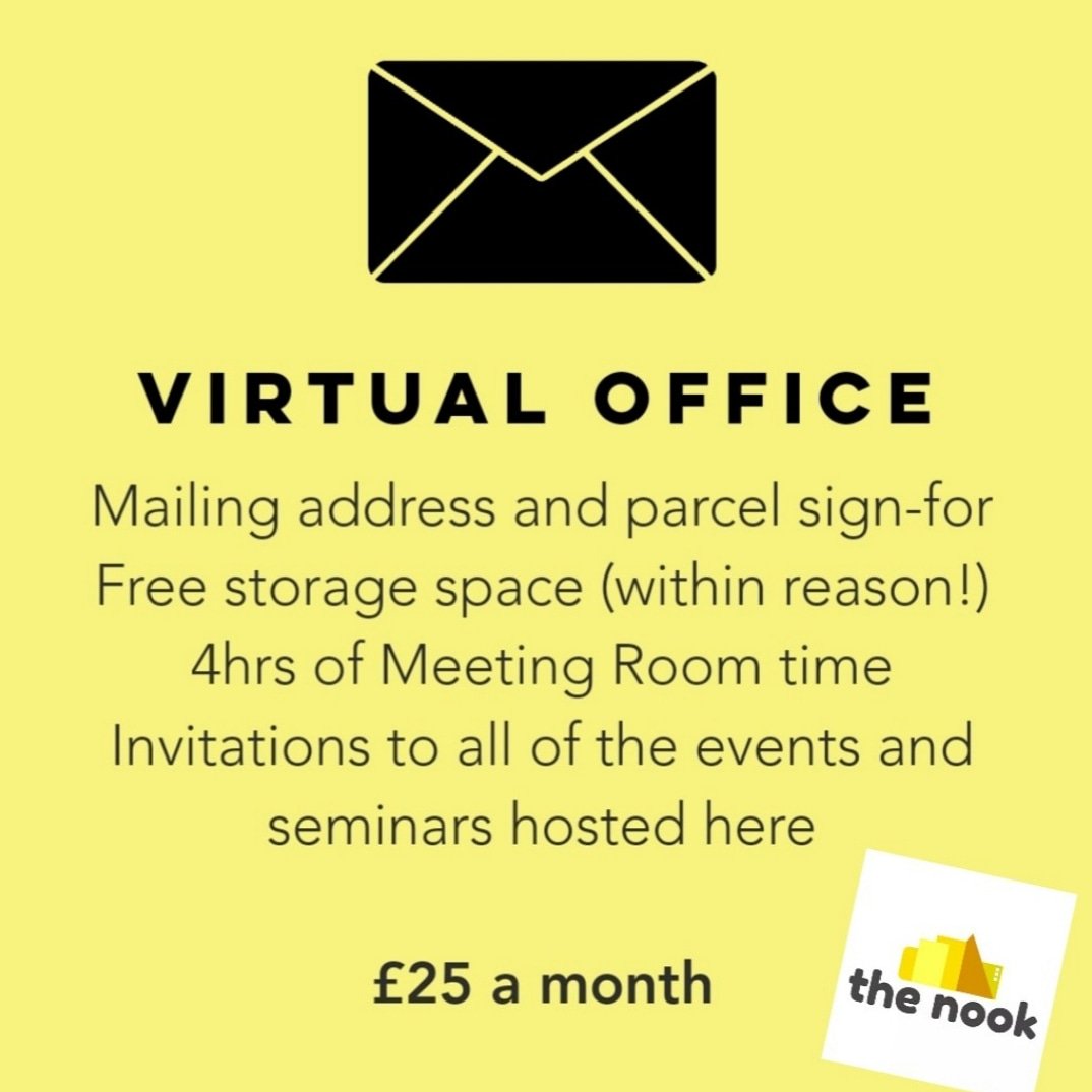TheNookDevon's tweet photo. Did you know we offer a virtual office service? Great for those of you who don't want to give out your home address, people who are expanding or remote workers who cover a multitude of areas. #virtualoffice #mailboxservice #makingworkingathomeworkforyou https://t.co/tIDJxvoZqH