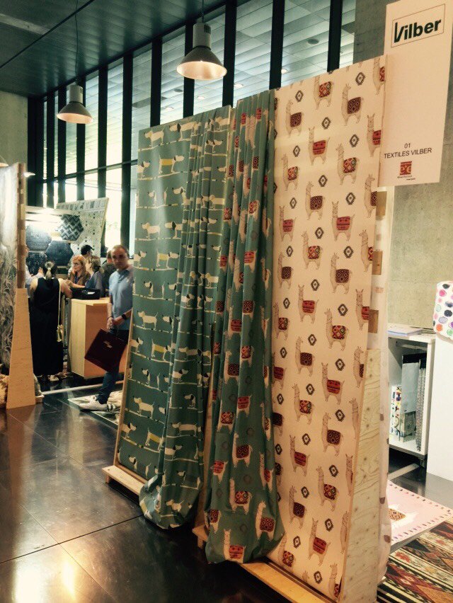 Decided to take myself off to the 'Home Textiles' trade fair in Madrid earlier in the month! Jumped on the AVE at Santa Anna train station in Antequerra and in no time I arrived at Atocha station in Madrid! I discovered some really interesting fabric manufacturers and editors!