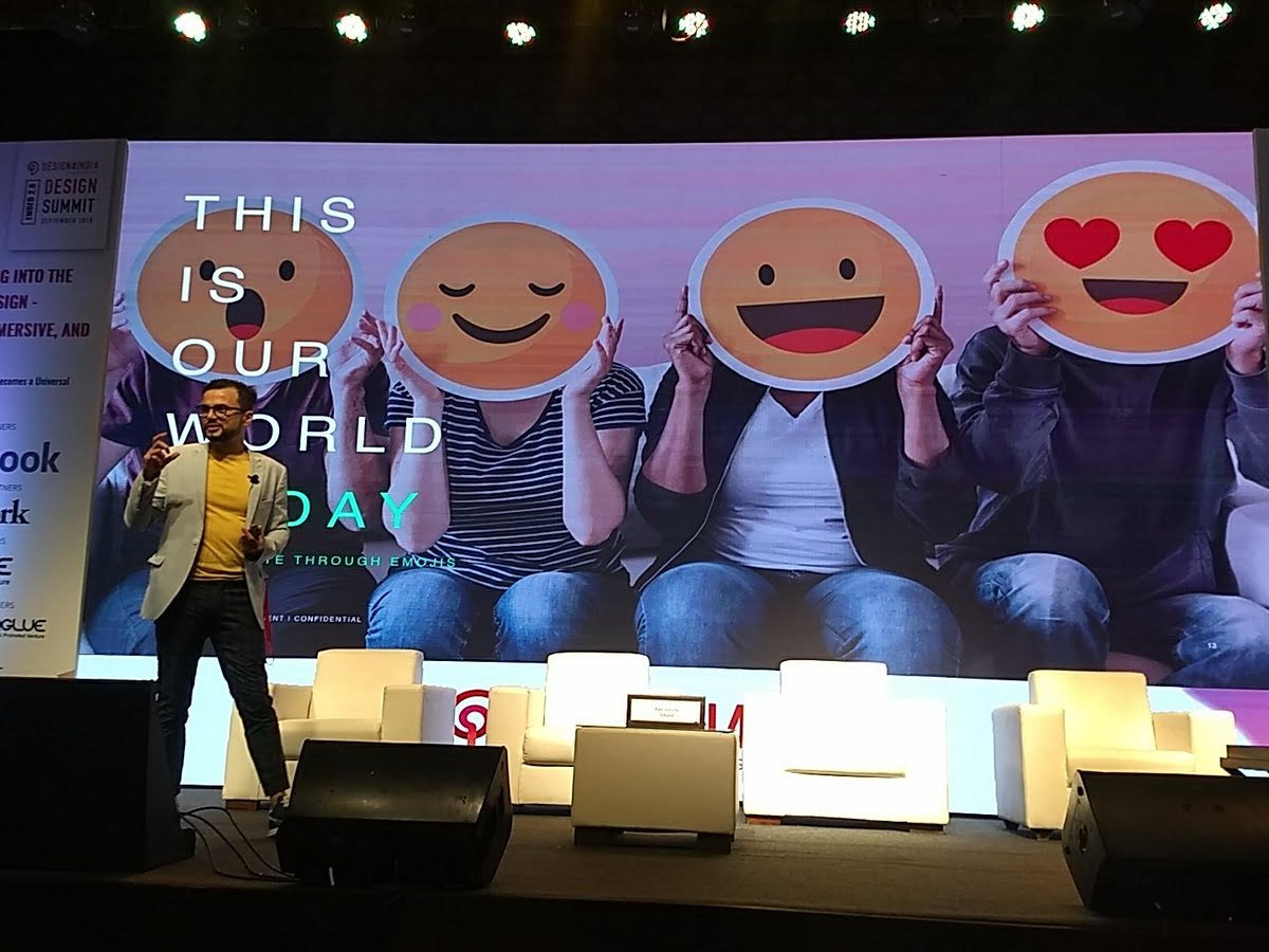 YourStoryCo's tweet photo. "Empathy is key when designing for technology," says @lroytweets on the role of the #designer in building a system that supports sustainability in a technology driven world at #Design4India Summit 2018
@design4india_ @nasscom #EMBED2018 https://t.co/blEoZzZJxu