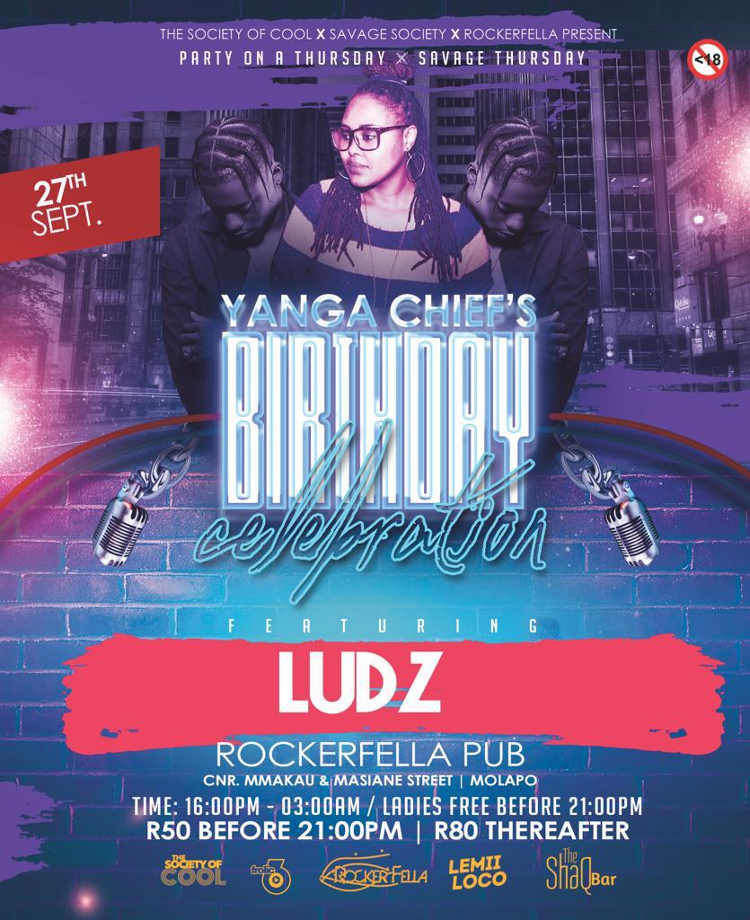 societyofcool's tweet photo. Catch our #WCW @DBNGOGO &amp; @Ludz_SA on the decks 💃🏽
🎉 #SavagéThursdays x #PartyOnAThursday present @ItsYangaChief BIRTHDAY CELEBRATION • @Rockerfella_SWT• Thursday 27th September 2018 • Ladies free b4 9pm, R50 b4 9pm, R80 thereafter
No under 🔞 https://t.co/8N3ph6RVEc