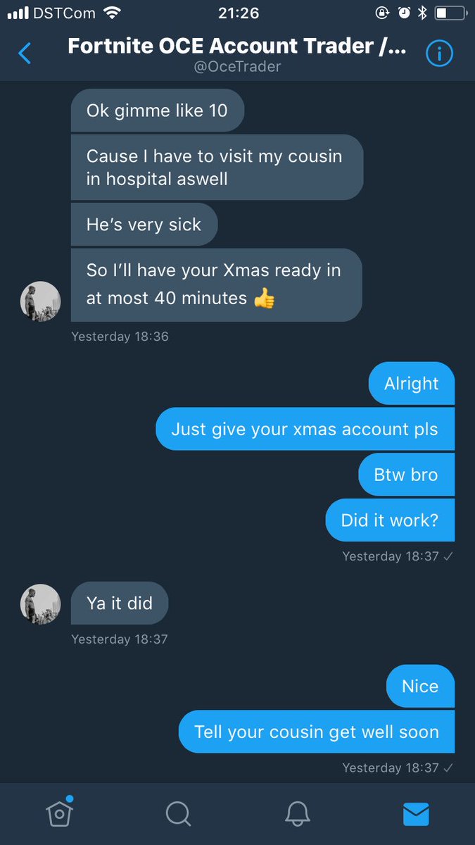 IiSentinels's tweet photo. Dont trade with oce traders he is fake as fuck
Stole 60 dollars from me and tried to steal my account https://t.co/8gq5bkSoCp