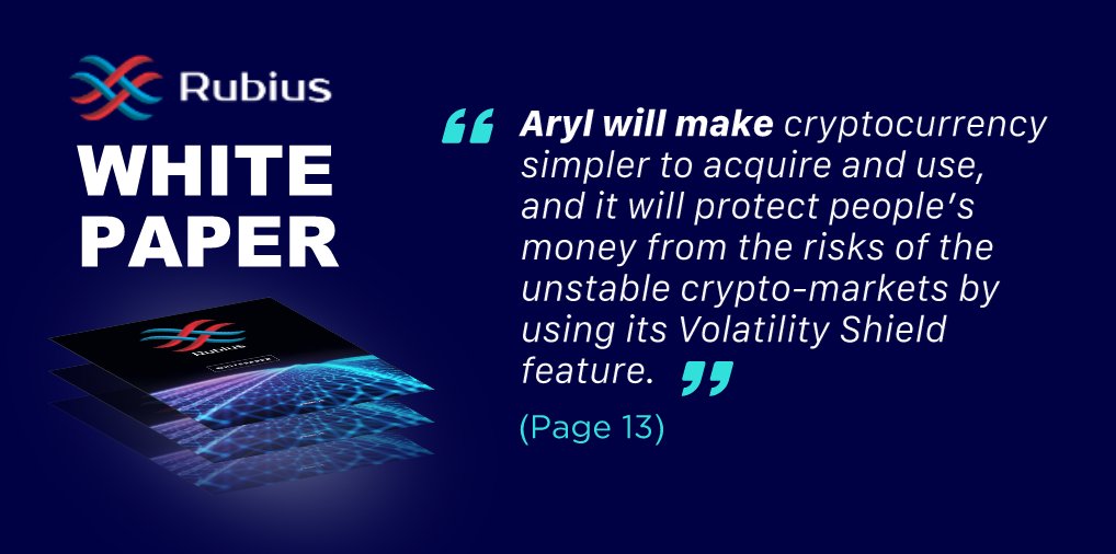 What are the benefits of the Aryl app?

Find out more in the Rubius whitepaper: ow.ly/dn0W30lvidE 

#Rubius #ICO #FinTech #Blockchain #Startup #Cryptocurrency #Crypto #TokenSale #Ethereum #Bitcoin #ETH #BTC #RUBY