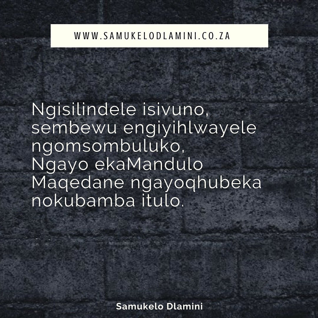 samkelowdlamini's tweet photo. Maqedane ngaqhubeka ngabamba itulo.
#writersociety #writercommunity #amwriting #writinglife #writegram #writersnetwork #writings #post #incomingpost #HeritageMonth #heritage #southafrica #proudlysouthafrican #madeinsouthafrica #Zulu https://t.co/snFP8bKiDn
