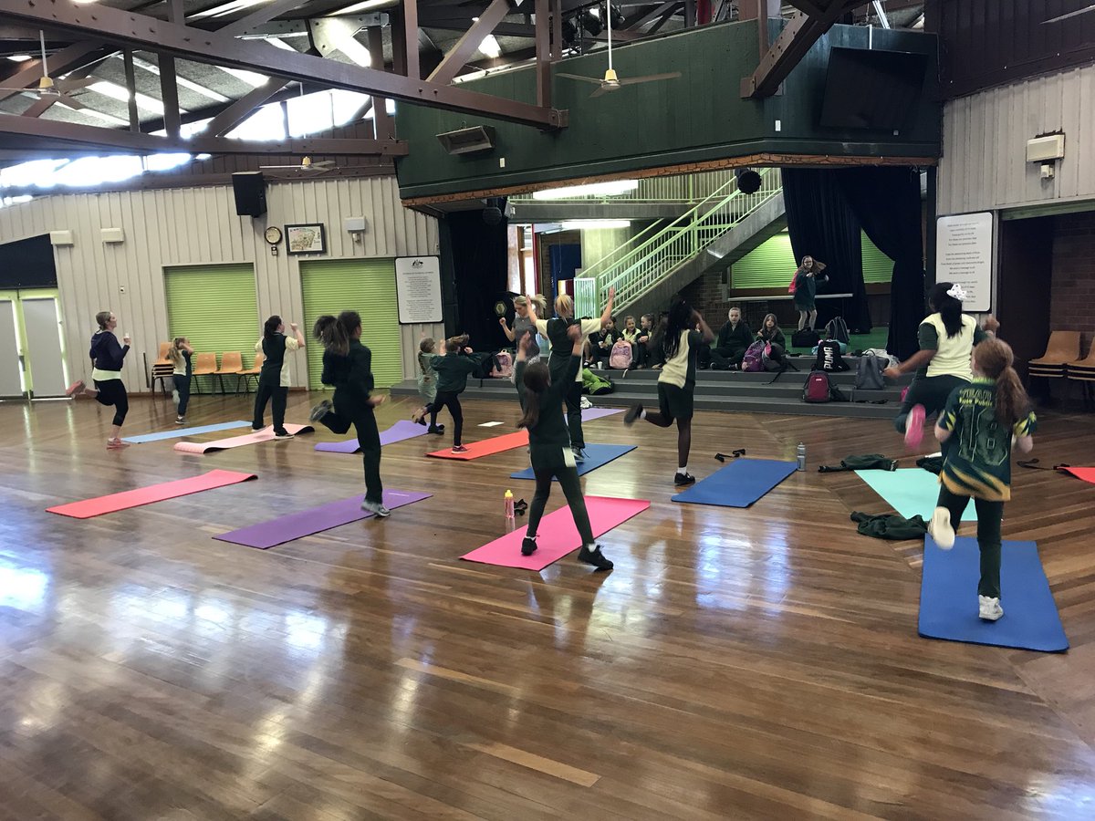 Weekly Dance Fit classes are becoming more popular each week! #rusepublicschool #keepingfit #wellbeing #BeActive