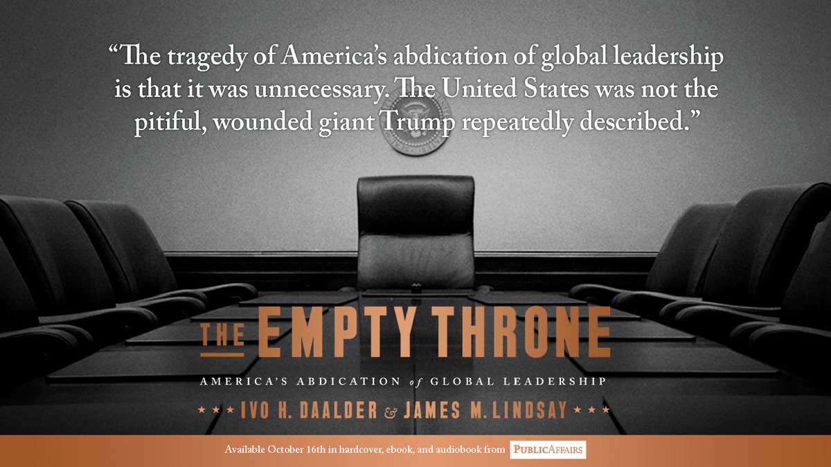 Image result for book, “The Empty Throne" by vo H. Daalder and James M. Lindsay