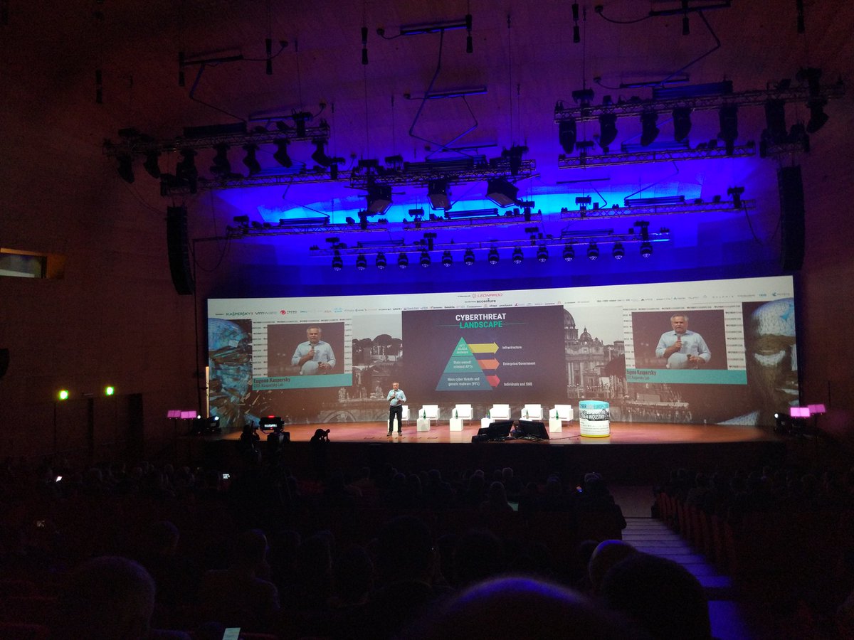 CyberSecurityES's tweet image. Eugene Kaspersky, CEO de @KasperskyES, nos ha revelado el incremento en el último año del número de ciberataques producidos a nivel global. ¿Queréis saber el dato? Os lo contamos en exclusiva en nuestro canal de Telegram 😎 t.me/cybersecurityn…
 @ID_Cybertech #cybertech18