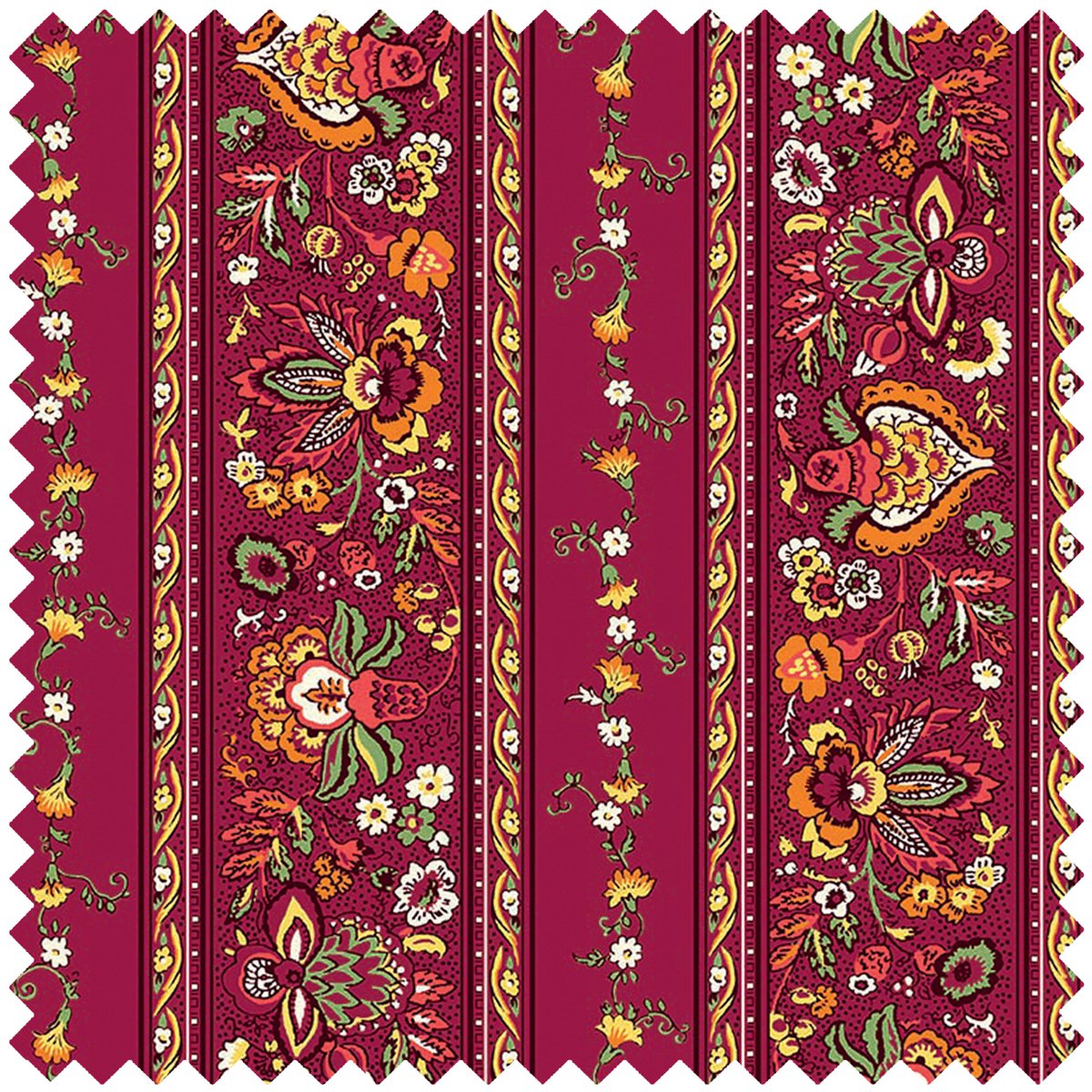 Delighted to introduce a beautiful new collection of traditional French Provencal designs to replace our very popular Souleiado collection which, sadly, is no longer in print. These classic co-ordinated, Provencal paisley designs are printed on 100% cotton in a wonderful palette.