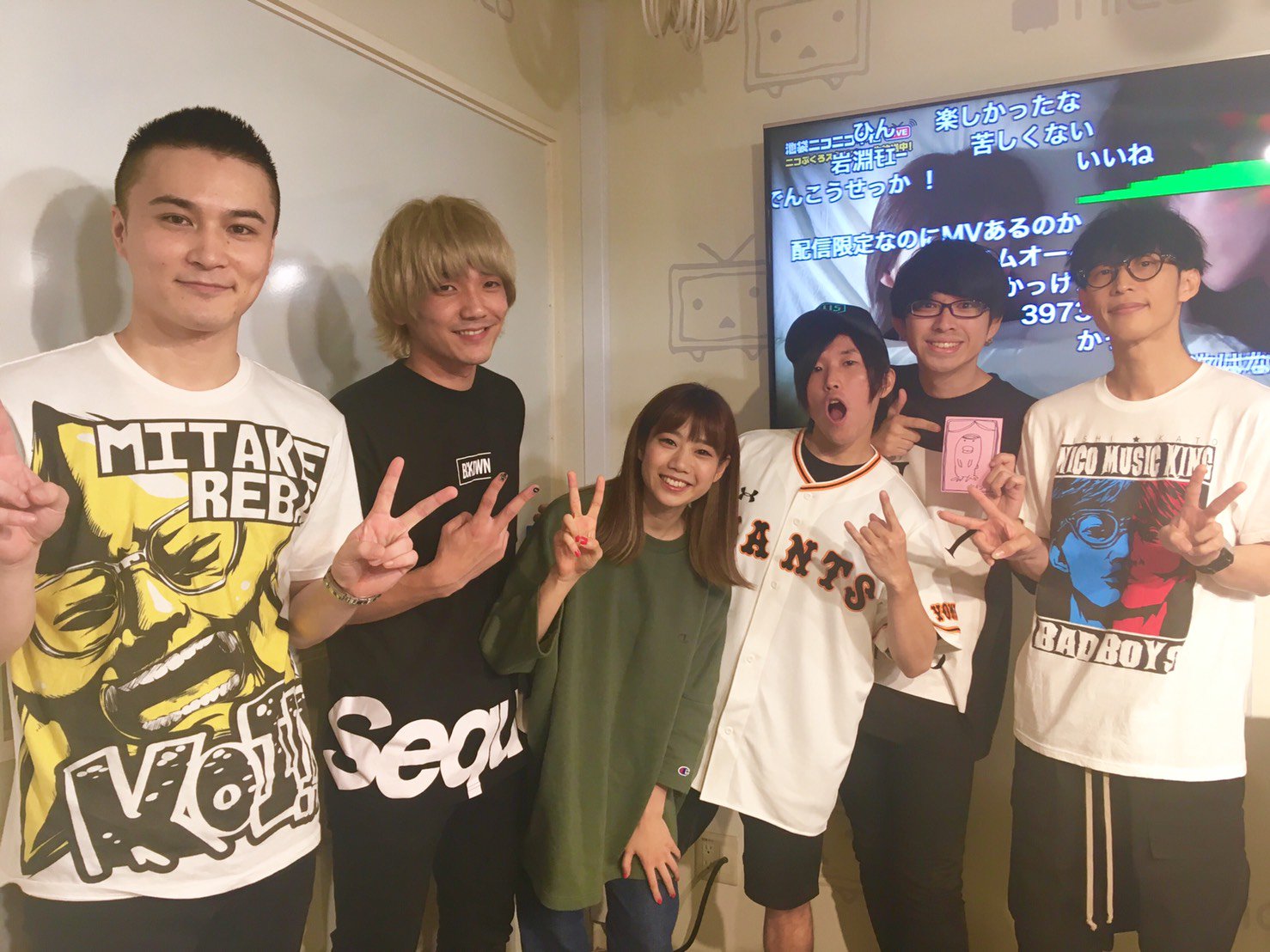 オーイシ×加藤のニコ生☆音楽王 Tシャツ フルパワー 【Mサイズ】 未開封 オーイシ×加藤のニコ生☆音楽王 Tシャツ フルパワー 【Mサイズ】 未