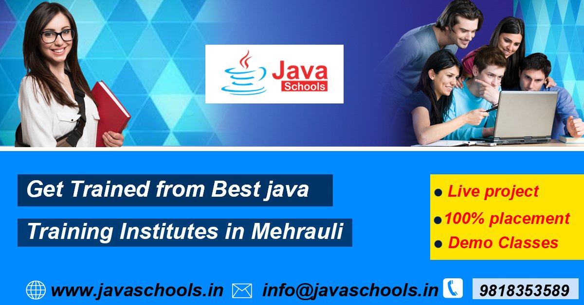 ipshita005's tweet image. Get Trained from Best java training institutes in Mehrauli
- Training on the live project
- 100% placement
- Demo Classes
Call @9818353589 for more information
Visit Here: javaschools.in/software-train…
#Java #JavaSchools #course #JavaInstitute #JavaClasses