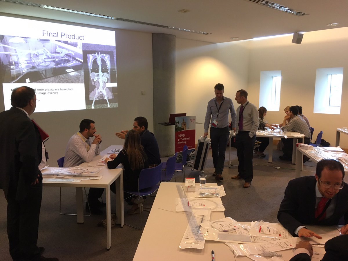 VIRThinkTank's tweet image. UKETS proud to be supporting training at #ESVS in Valencia with support from @CookMedical