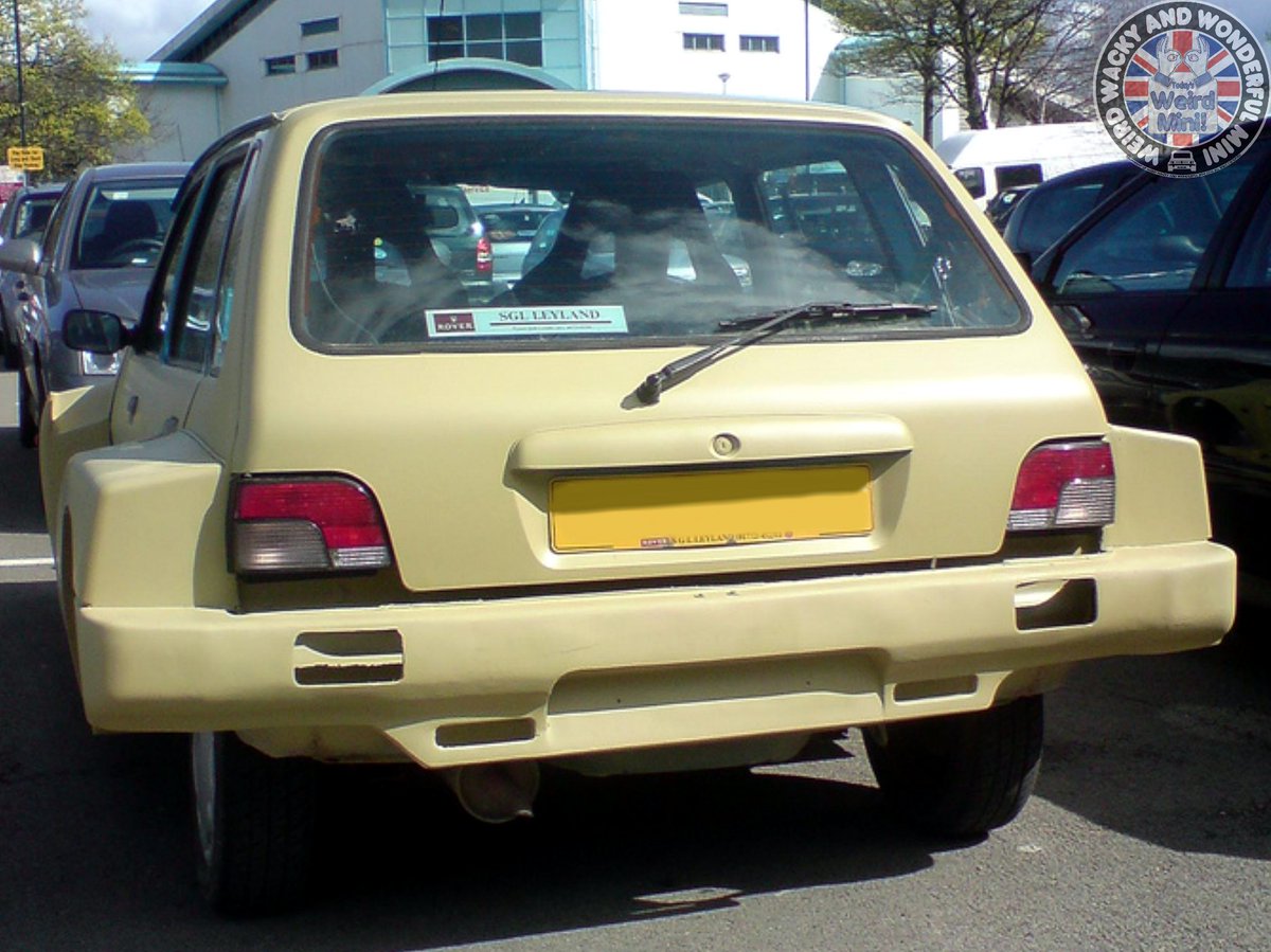WWWMiniOC's tweet photo. Today's #WeirdMini comes from the Metro branch of the family... and whilst it does tic the #WideArchedWednesday tag I have to say...
WHAT THE ACTUAL F??? WHY??? WHAT? WHERE? ERM? NOPE? WHY... JUST WHY???
FOR THE LOVE OF ALL THAT IS MINI... NO! https://t.co/CJ4rH7tzVf