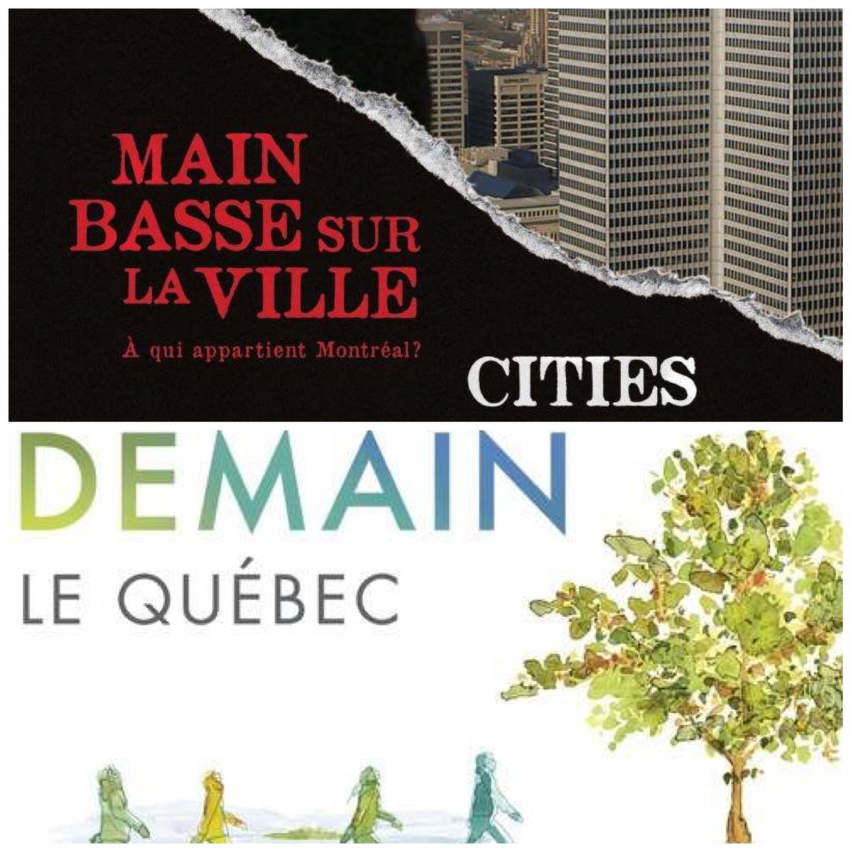 CDCappalaches's tweet photo. Le colloque c'est aussi un film #MainBasseSurLaVille et un livre #DemainLeQuébec ! On vous attend! 
 #environnement #développementdurable #ActionCitoyenne #AgirEnsemble #FondationDavidSuzuki #RegionThetford #ecologie #villededemain #GestionDesDechets #Recyclage #Recuperation https://t.co/wP8RIh7mth