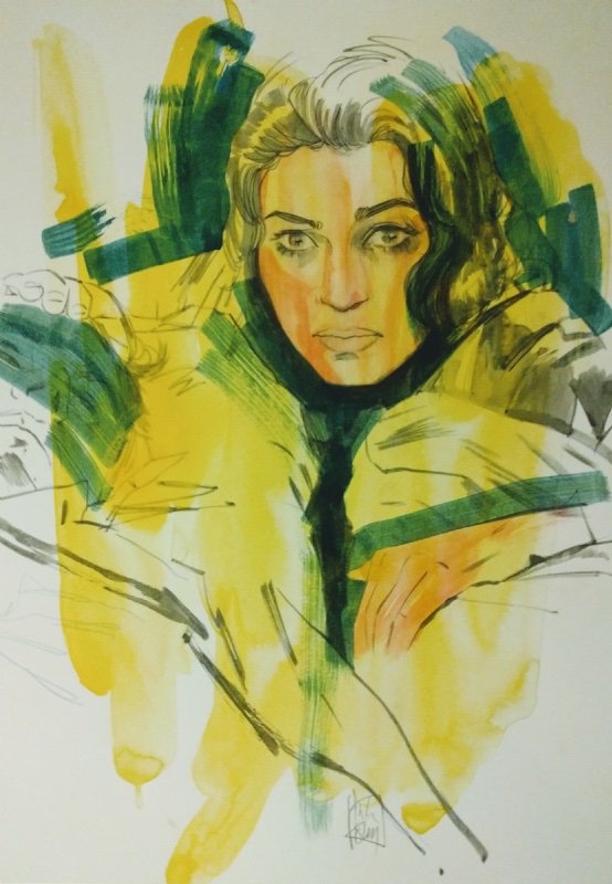 leegough1's tweet photo. #Solaris (1972) ( #Hari ) by: @tulalotay #thoughtbubble2018 https://t.co/Vqi3AzLhVg