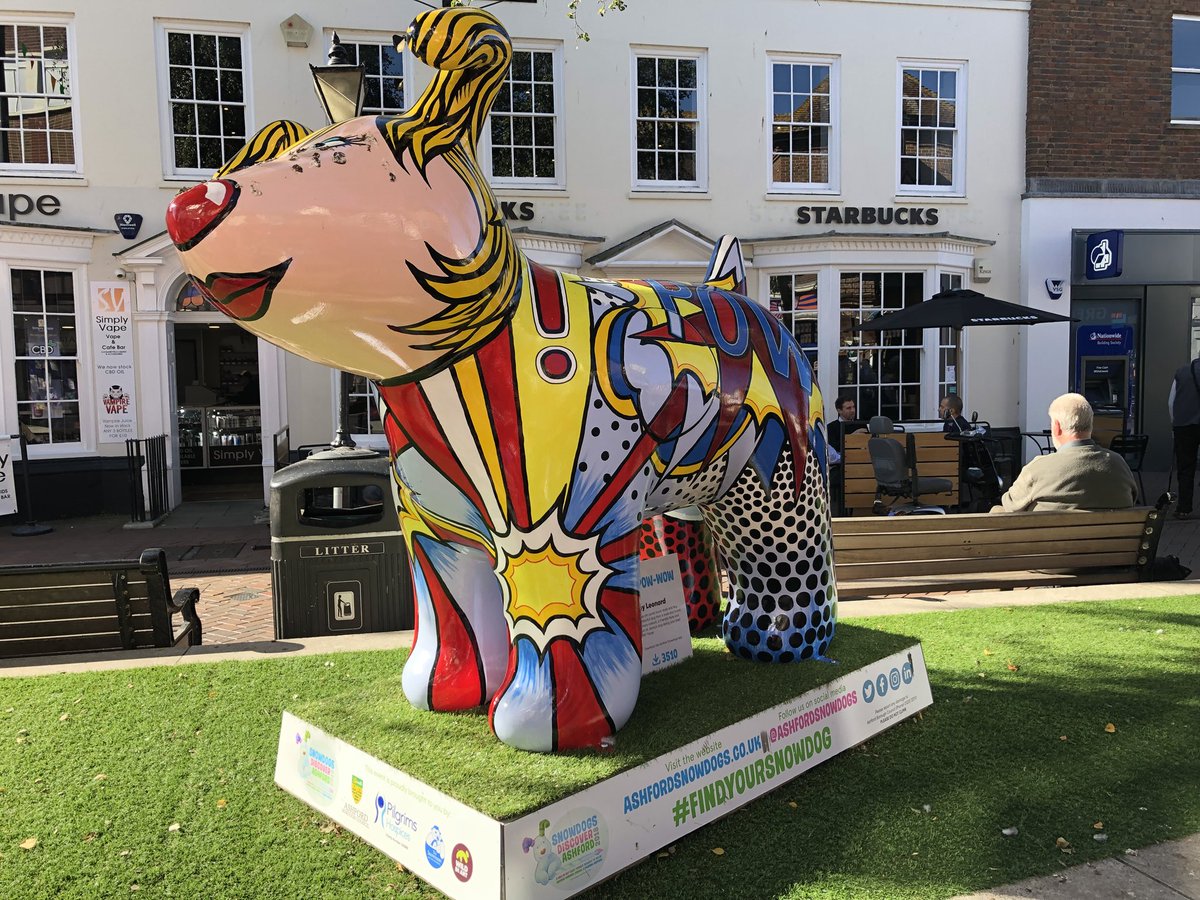 segullsfc's tweet photo. We’ve been hunting around Ashford looking for Snowdogs. This is a fantastic way of raising awareness and funds for a great cause that is The Pilgrims Hospice. Who can find any more? Here are just a few we’ve found, check out our Facebook and Instagram for more. #findyoursnowdog https://t.co/9Gd9JOj6Um