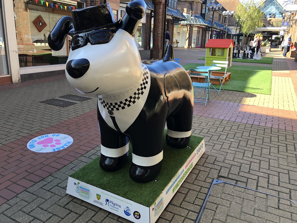 segullsfc's tweet photo. We’ve been hunting around Ashford looking for Snowdogs. This is a fantastic way of raising awareness and funds for a great cause that is The Pilgrims Hospice. Who can find any more? Here are just a few we’ve found, check out our Facebook and Instagram for more. #findyoursnowdog https://t.co/9Gd9JOj6Um
