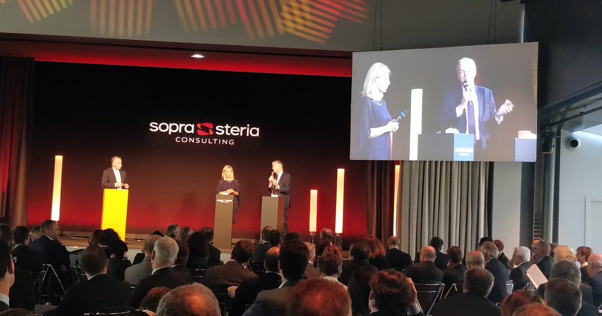 SopraSteria_fr's tweet photo. "La guerre des talents est celle des capacité mais aussi des qualités humaines qui font la différence. Nous renforçons constamment nos dispositifs et notre #management selon cette conviction, pour nos clients et collaborateurs." Vincent Paris, Directeur Général de Sopra Steria https://t.co/CHeU1UF6py
