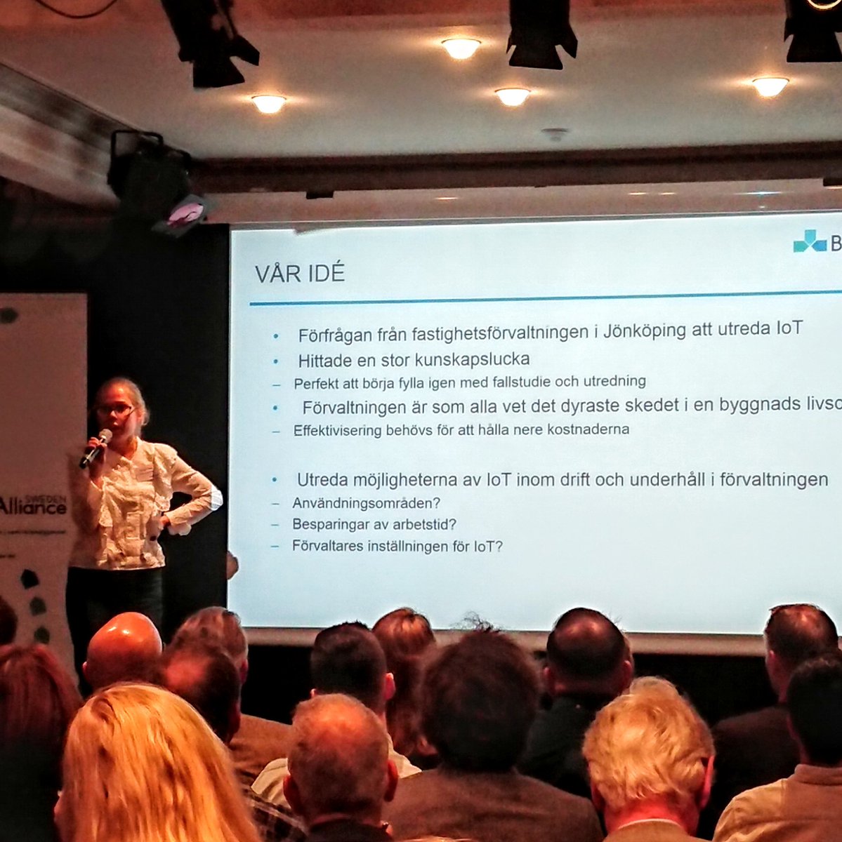 jth_bygg's tweet photo. Temadag #BIMalliance på Nalen i Stockholm. 2 av 3 utvalda examensarbeten kommer från @JonkopingUni och #JTH. Bra jobbat alla inblandade! https://t.co/5z9ZNnkufB