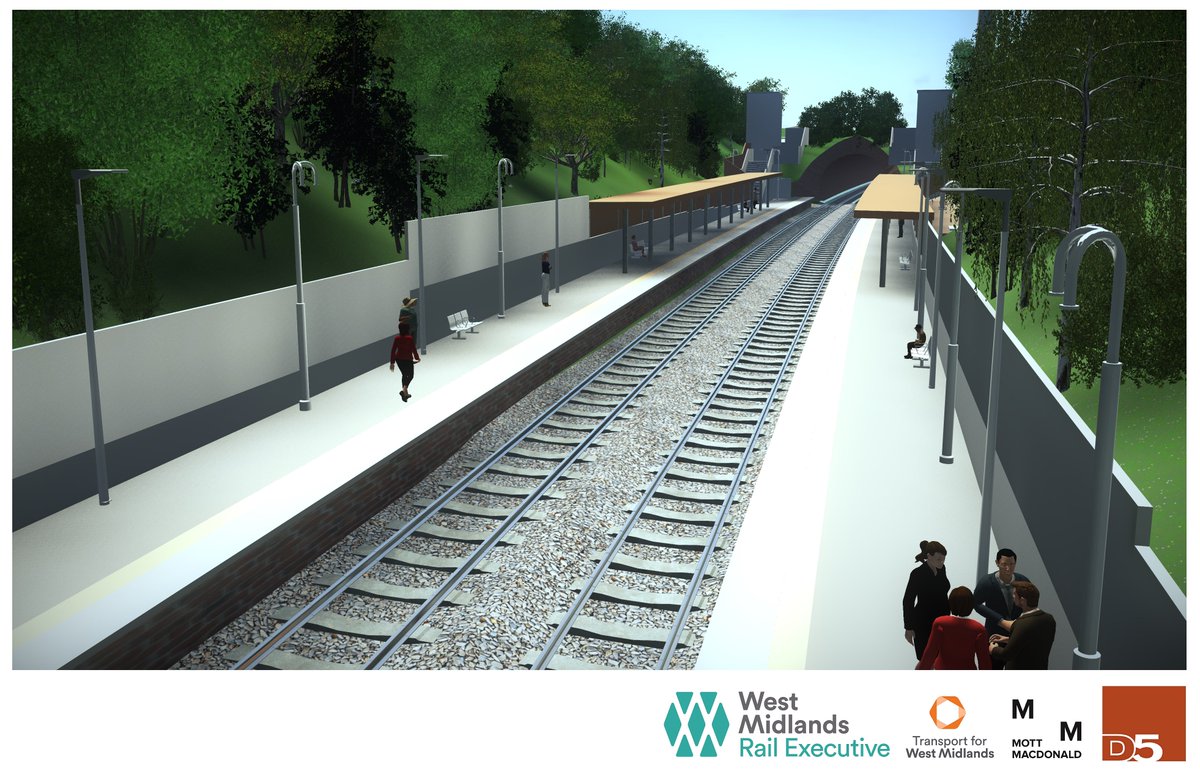 andy4wm's tweet photo. The investment in new stations and reopened railway will help make a real difference to congestion and air quality in Birmingham, a hugely positive step forward. This is how we hope the new Moseley station will look. https://t.co/1rF3ryCoLe