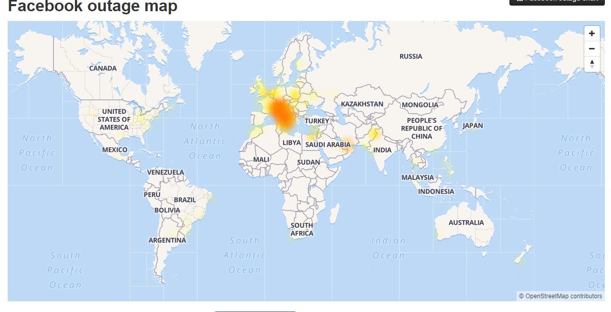 Facebook currently down in central/southern Europe and north Africa

#facebook
#facebookdown