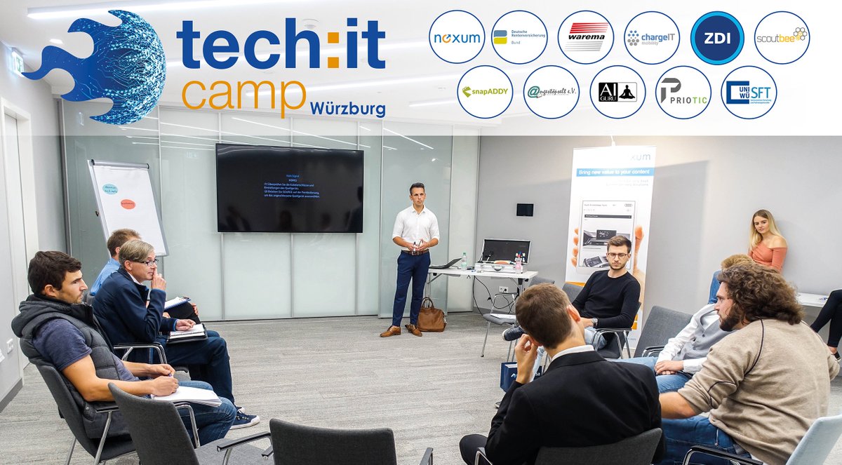 techitcampwue's tweet photo. Jede Menge spannende #Sessions, Impulse &amp; fachlichen Austausch gab es beim ersten #techitcampwue. Ein paar Eindrücke der Veranstaltung finden Sie auf dem #barcatta #Blog :https://t.co/Rwyxa2x7la #technology #it #würzburg #data #designthinking #CloudComputing #softwaredevelopment https://t.co/P2P8UEUHzG