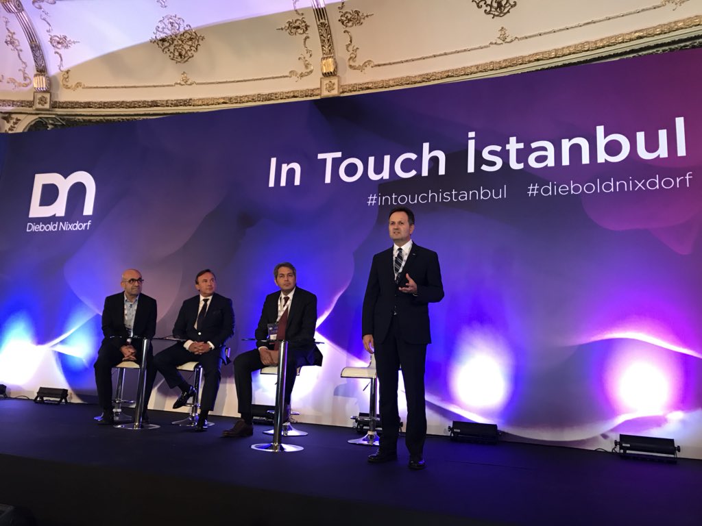 Ne kadar dijital? Ne kadar yüz yüze? Diebold Nixdorf’un #intouchistanbul etkinliğinde ATM’lerin geleceği tartışılıyor