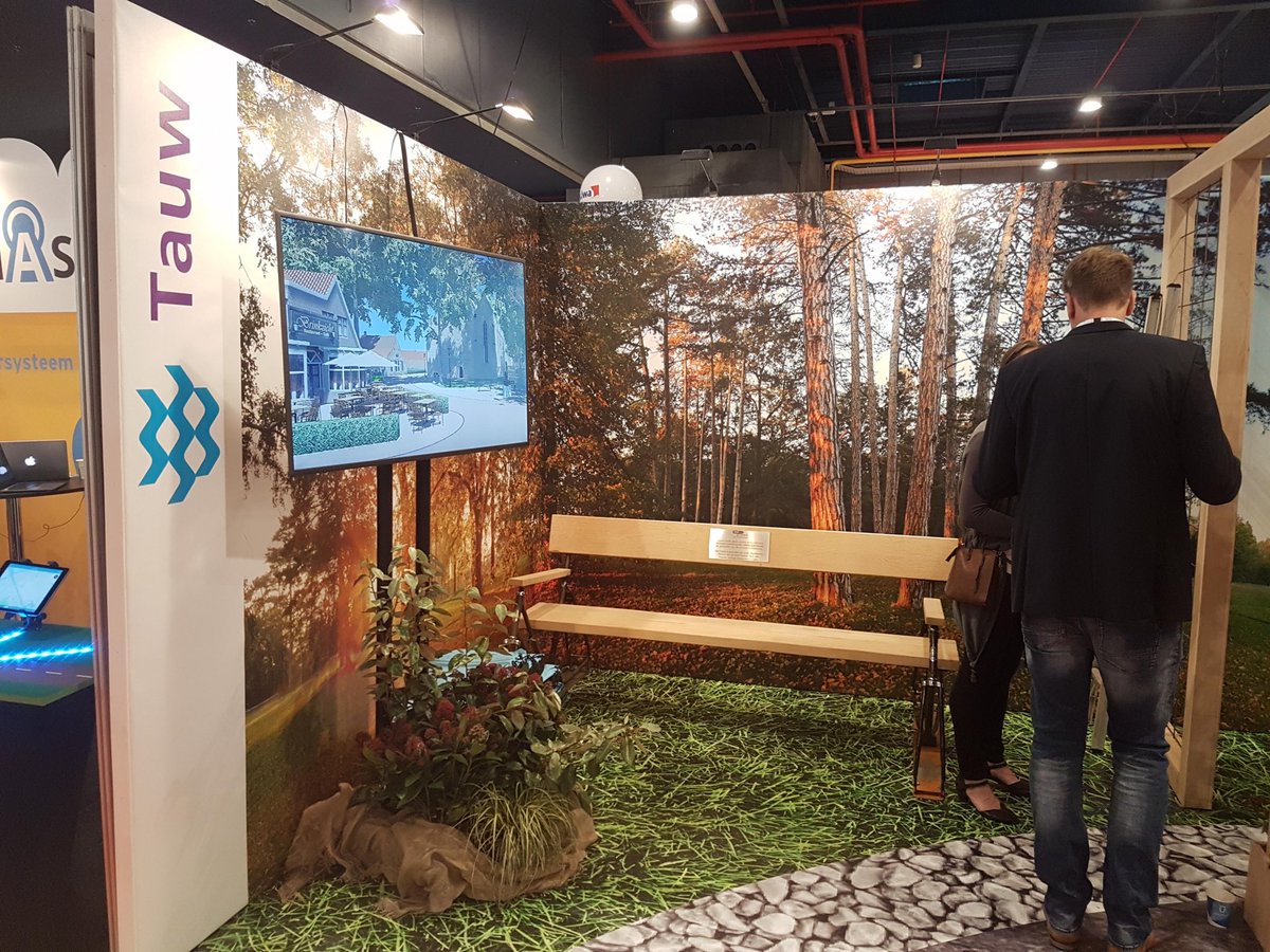 Mooie beursdag! <a href="/VOR_NL/">Vakbeurs Openbare Ruimte</a> Benieuwd naar onze stand en ‘groene’ VR stilteruimte? Bezoek ons in hal 4. <a href="/TauwNL/">TAUW</a> <a href="/Grijsendesign/">park & straatdesign</a>  #duurzaam #vr #klimaat #diever