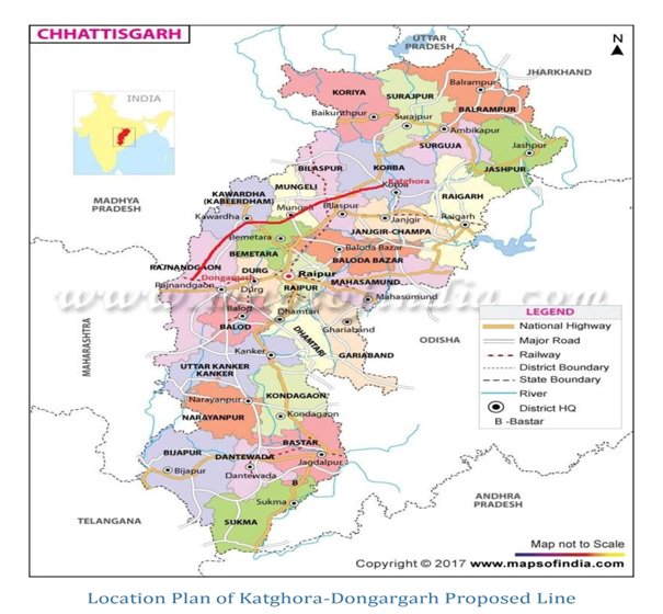 South East Central Railway Map Twitter 上的 South East Central Railway："Railways & Chhatisgarh Govt Are Set  To Embark On The First Of Its Kind State Joint Venture In The Development  Of The Electrified Katgorha-Dongargarh Line,Which Will Provide