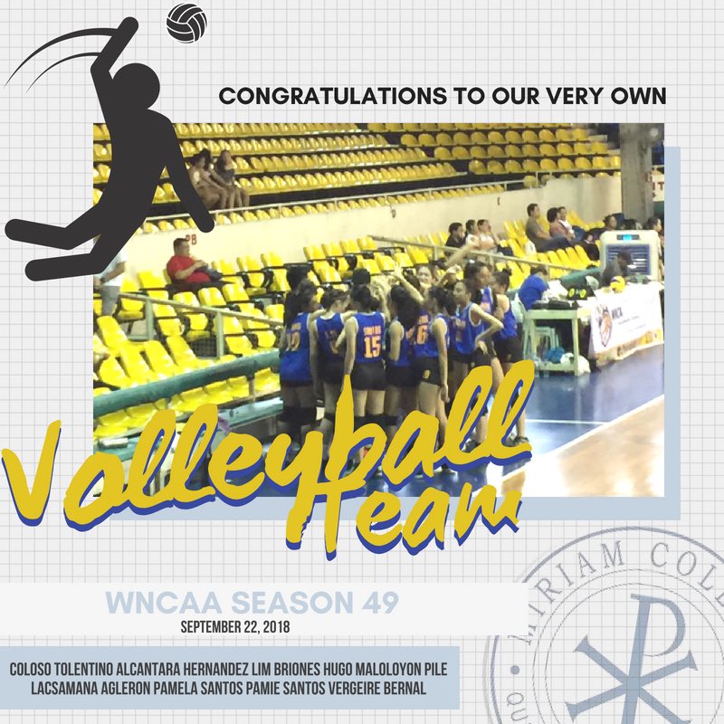 MCHSSC's tweet photo. That’s another win by our very own Volleyball and Futsal Teams! Keep the burning passion to play alive, guys 💙💛 https://t.co/G4a8jn4bzW